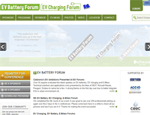 Tablet Screenshot of evbatteryforum.com